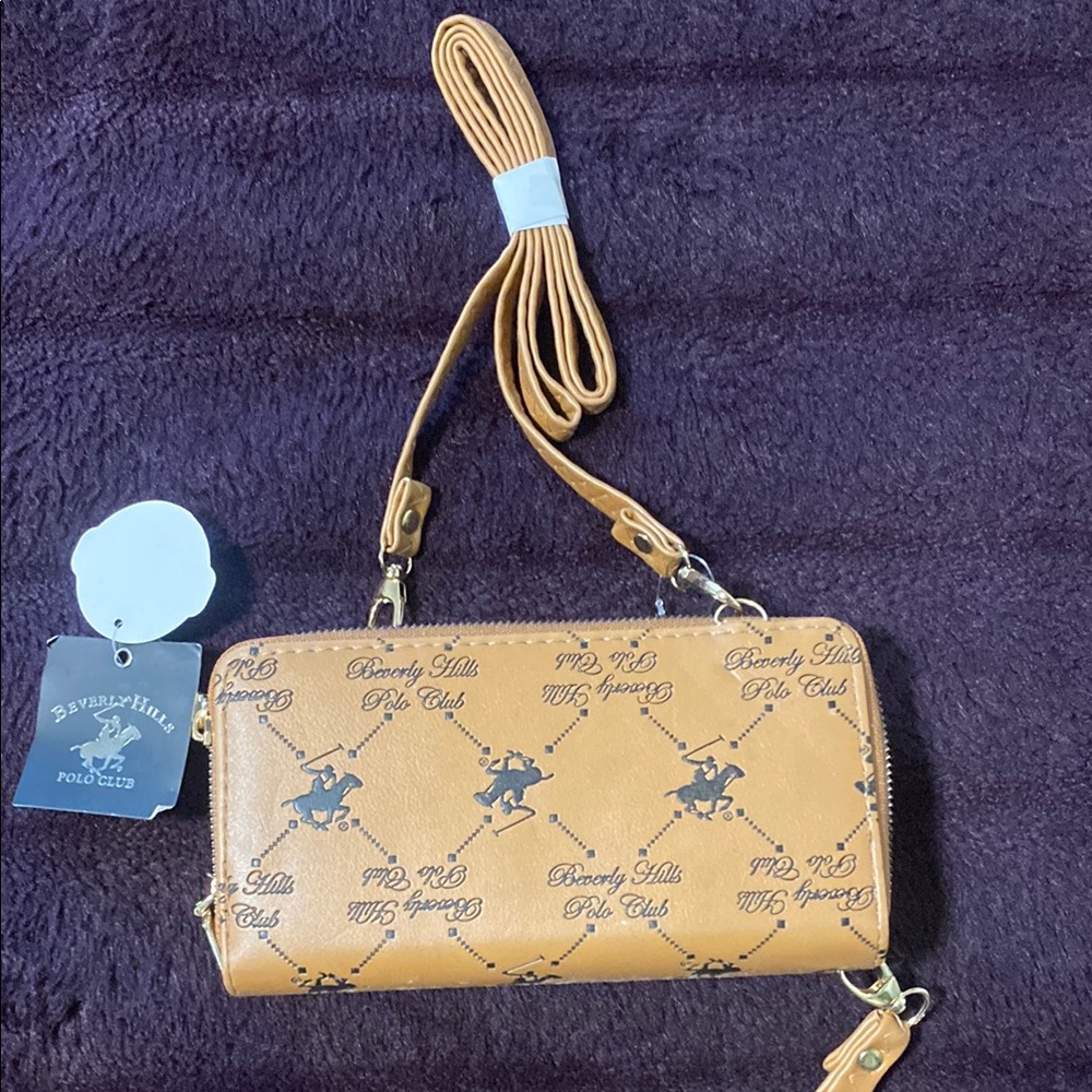 Beverly Hills Polo Club Tan Crossbody Bag